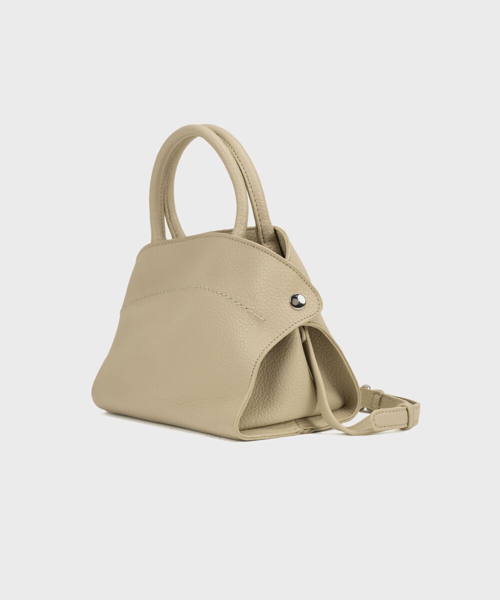 Beige Top Handle Bag — Sapphire