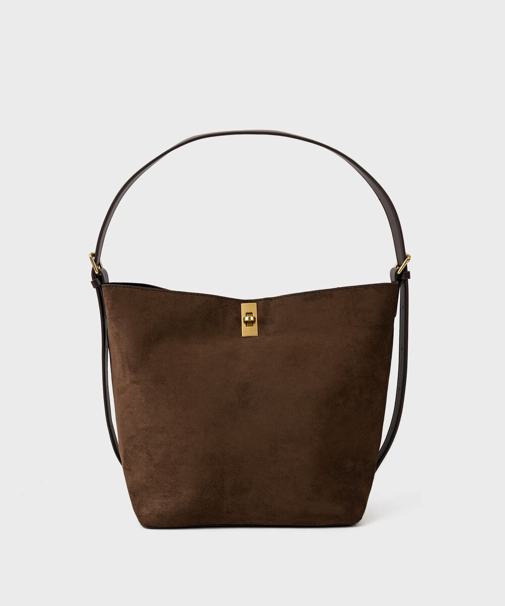BROWN CROSSBODY BAG — Sapphire view 3