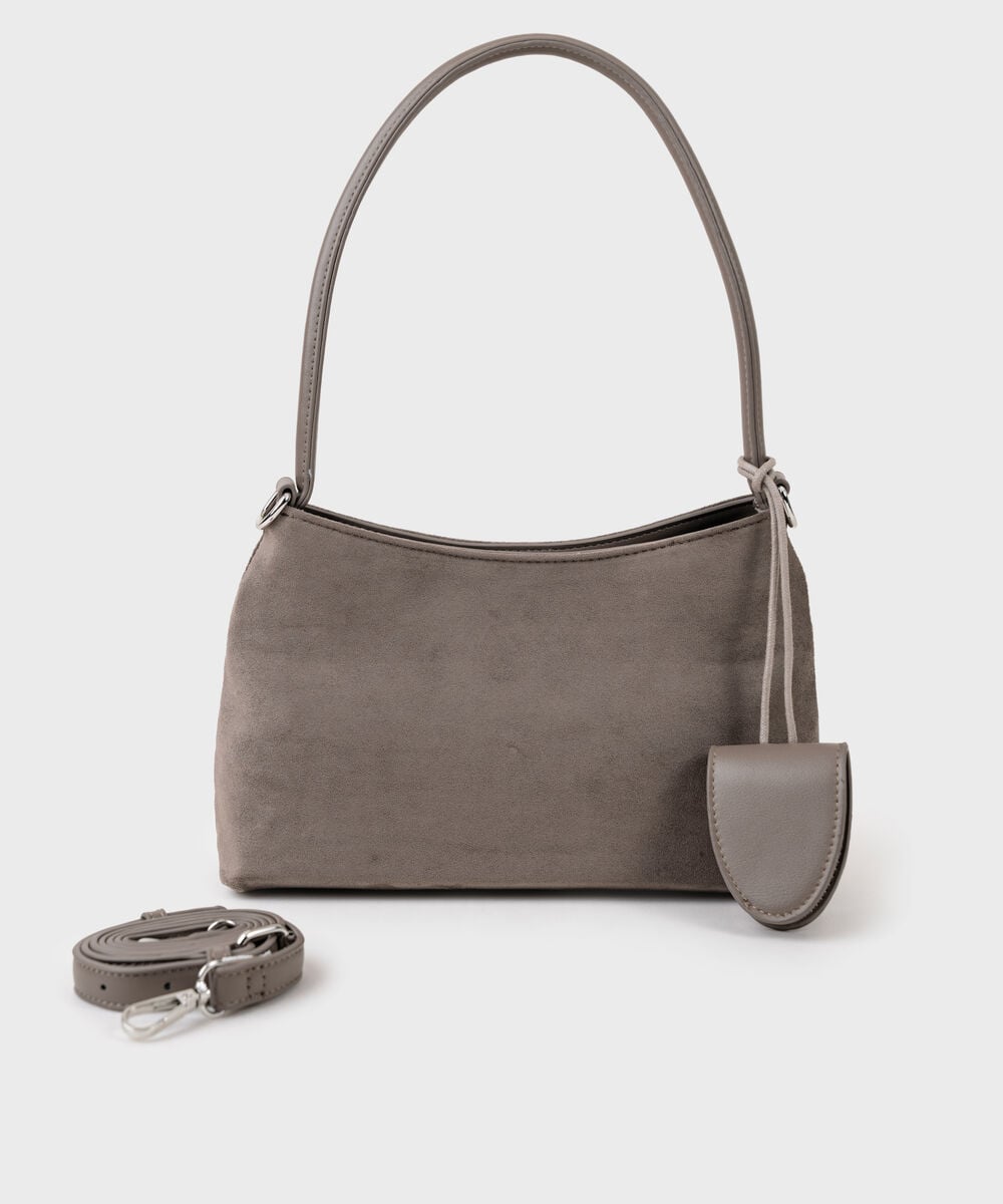 Taupe Shoulder Bag — Sapphire