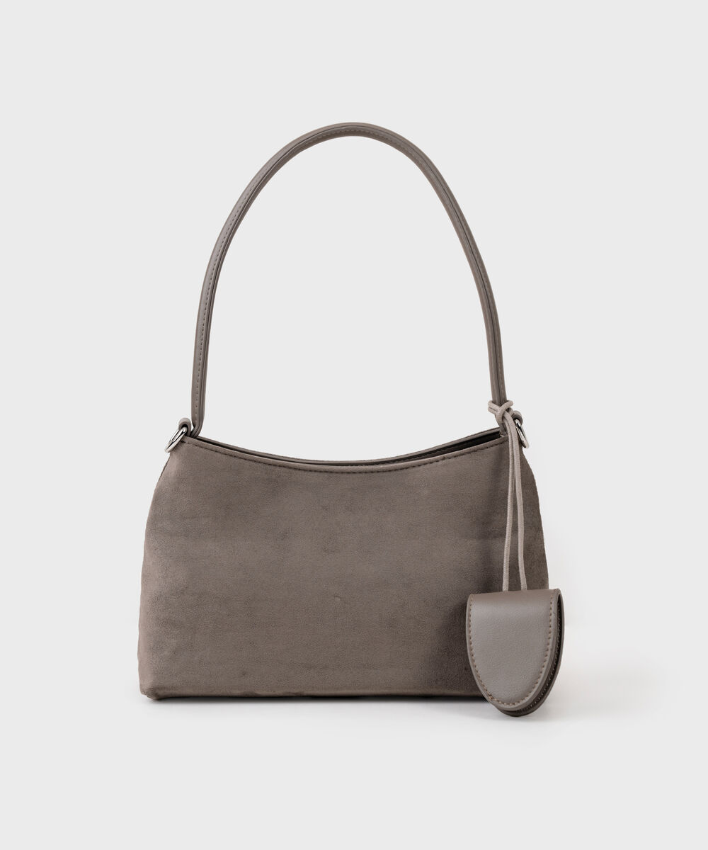 Taupe Shoulder Bag โ Sapphire view 3
