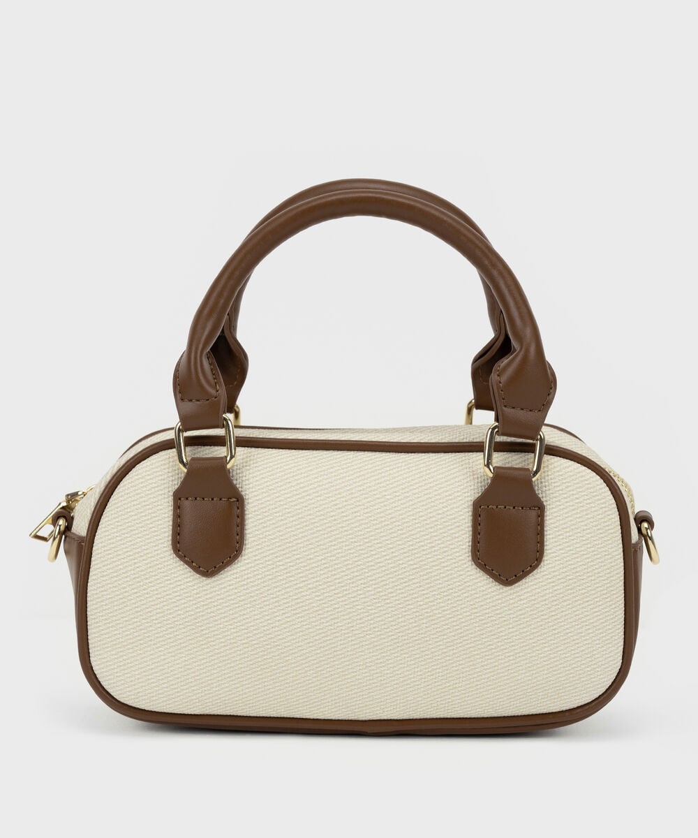 Two Tone Top Handle Bag — Sapphire view 3