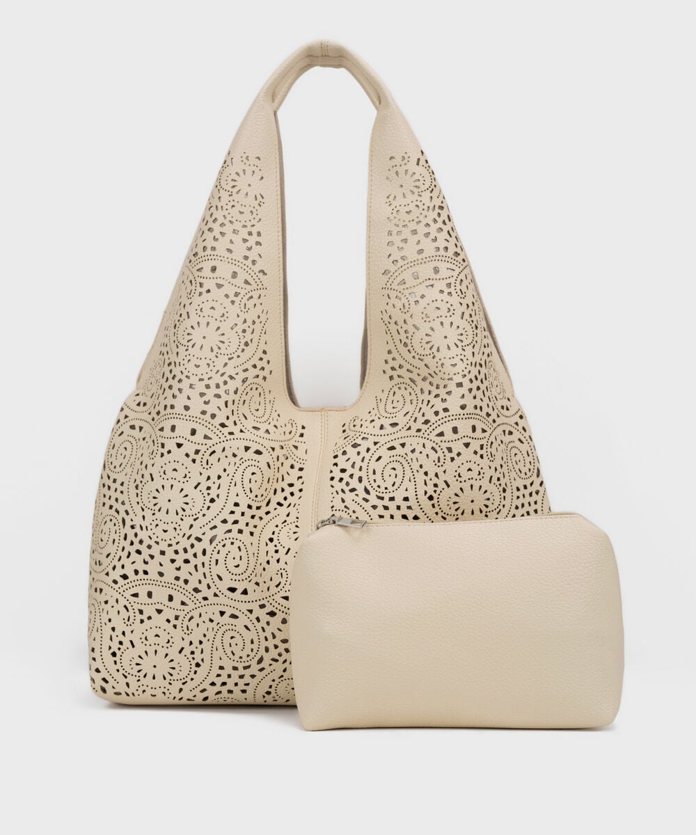 Beige Tote Bag — Sapphire