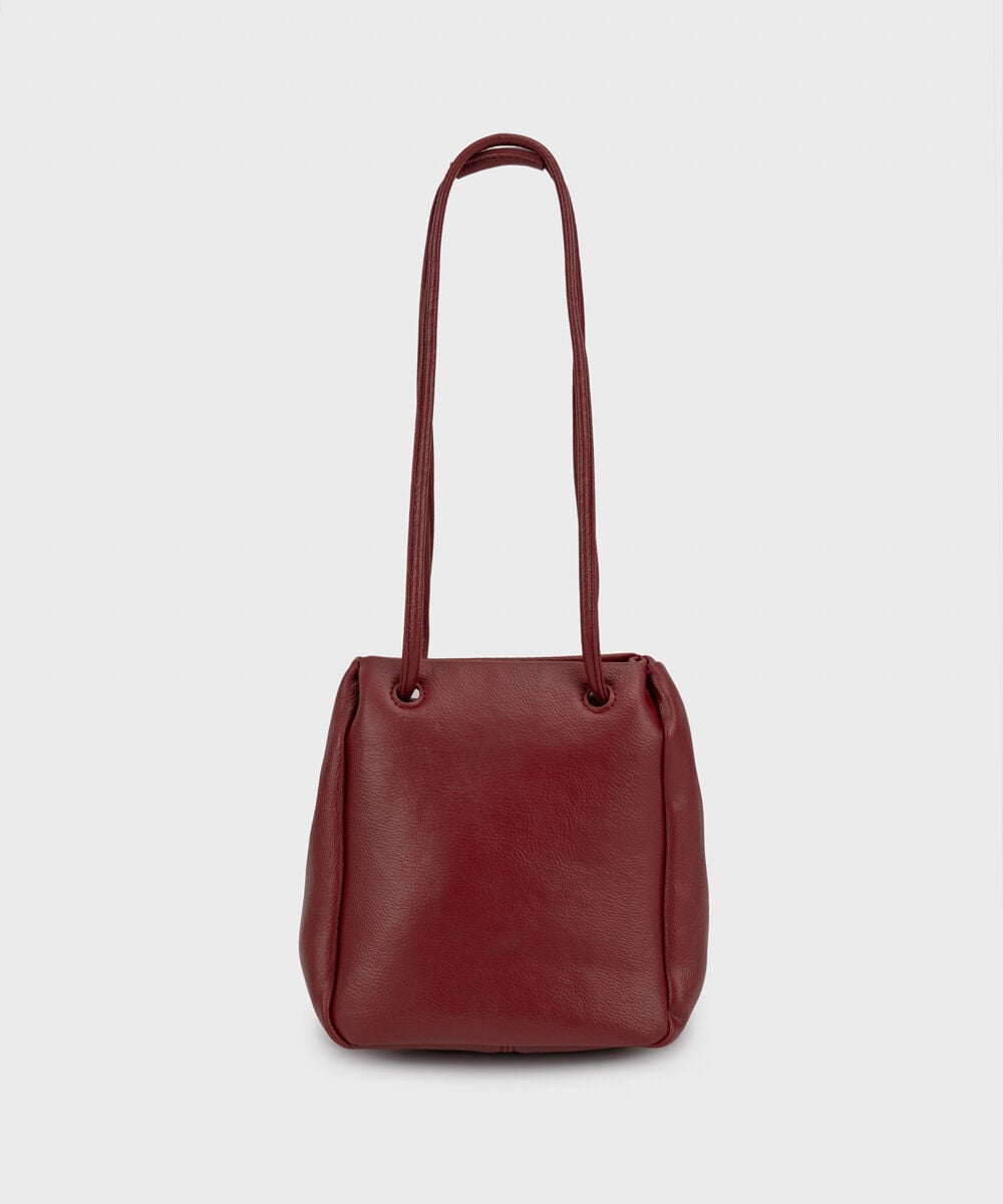 Red Bucket Bag — Sapphire