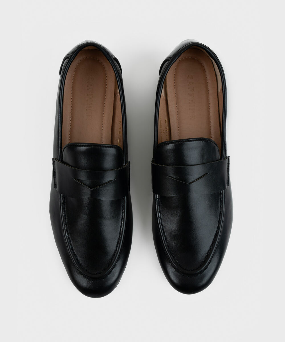 BLACK PENNY LOAFERS โ Sapphire view 3