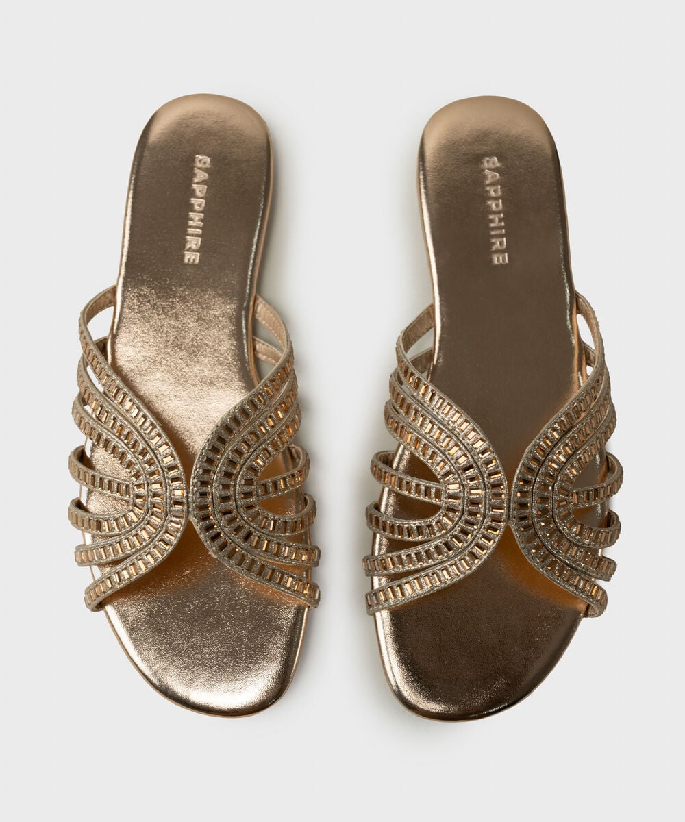 Rose Gold Flats — Sapphire