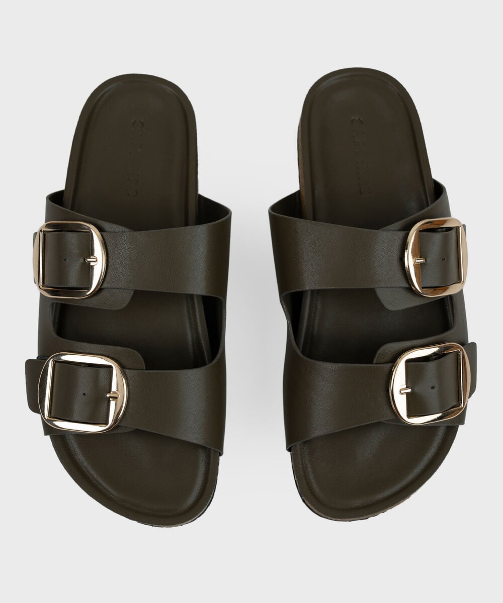 GREEN SANDALS — Sapphire view 3