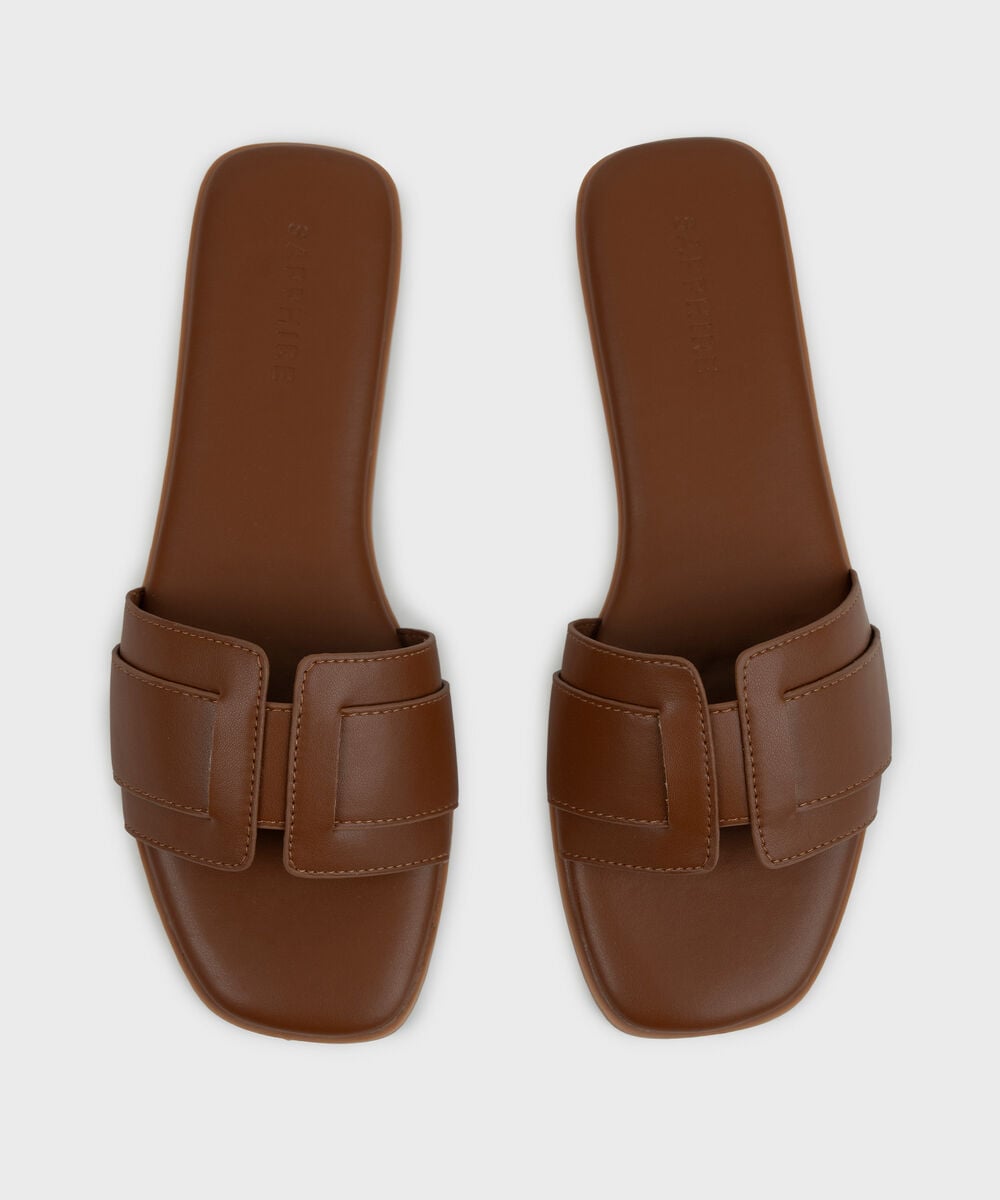 BROWN SANDALS — Sapphire view 3