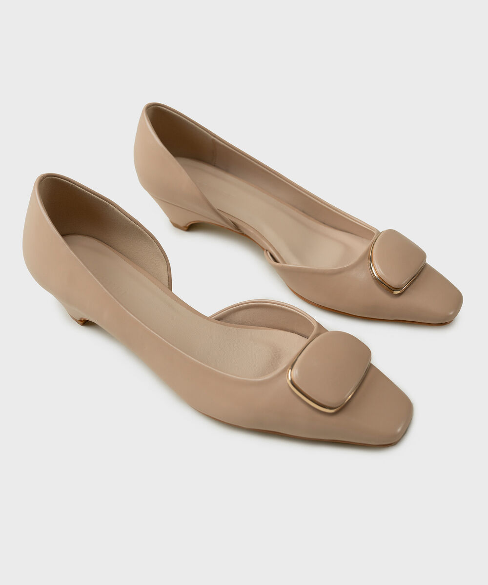 Skin Block Heels — Sapphire