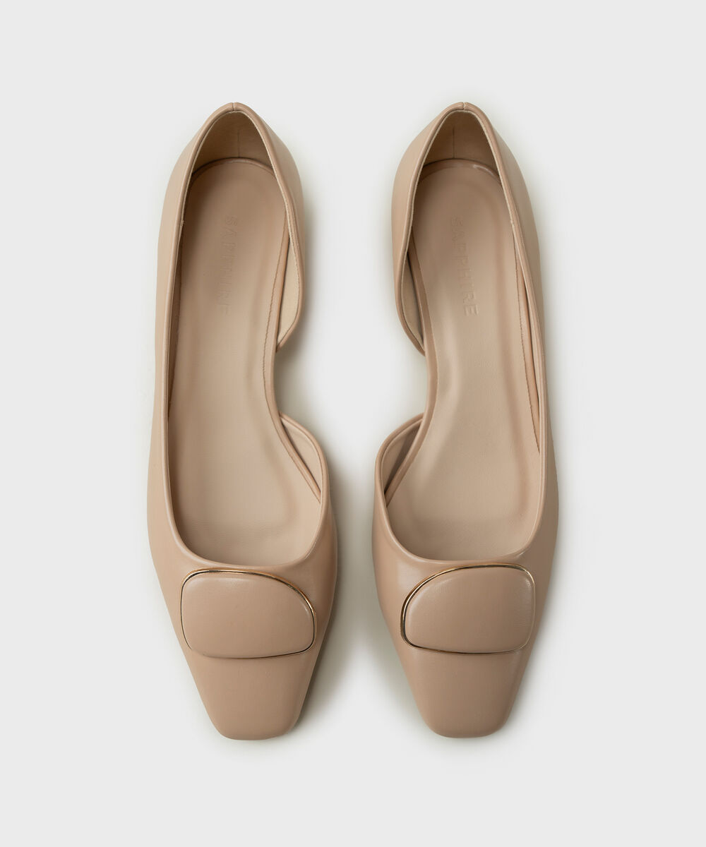 Skin Block Heels — Sapphire view 3