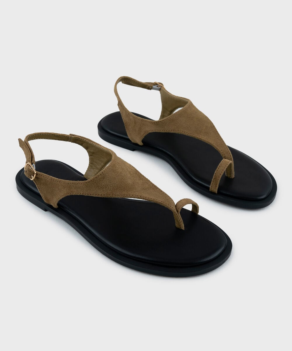 Camel Brown Sandals — Sapphire view 3