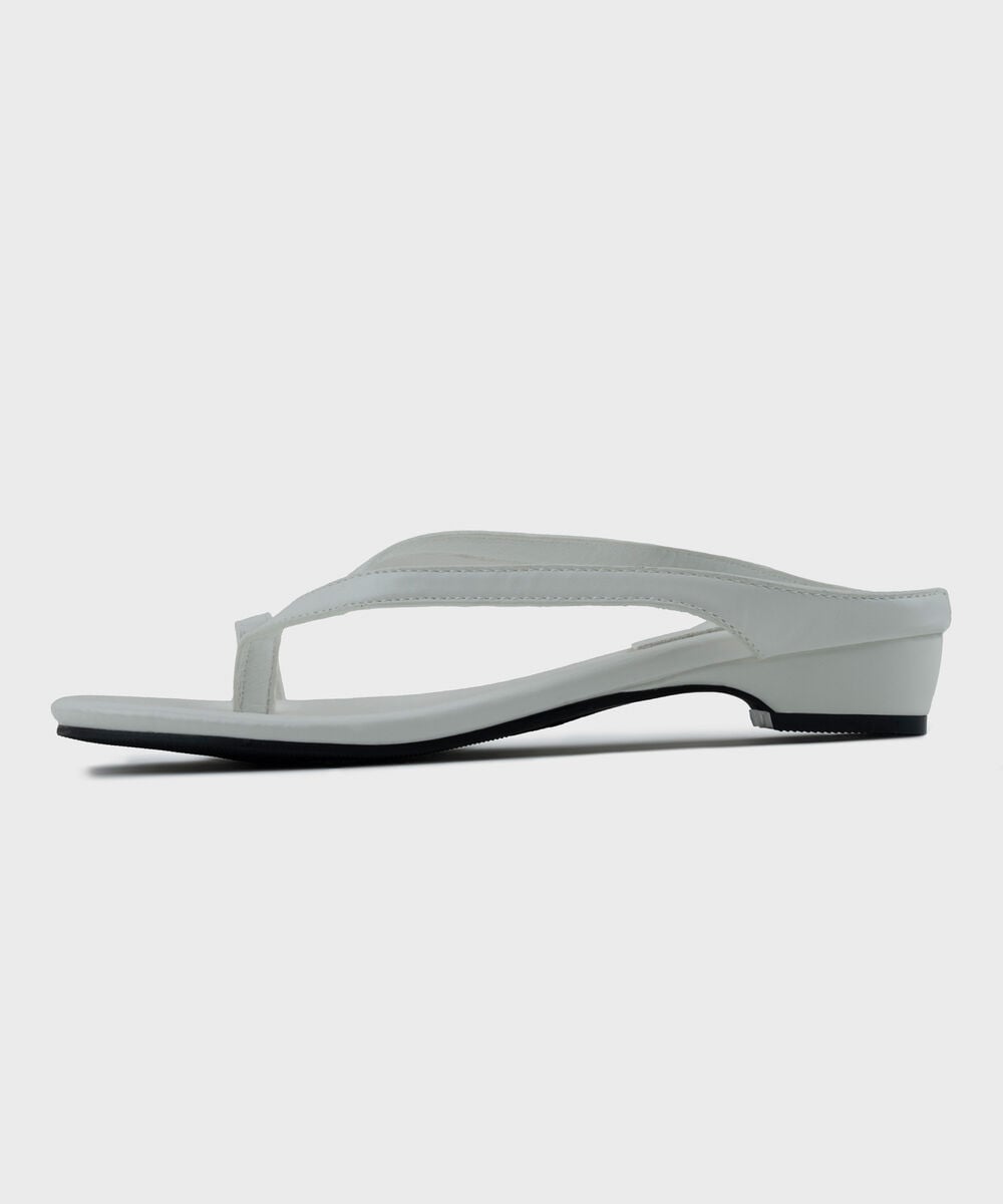 White Kitten Heels — Sapphire