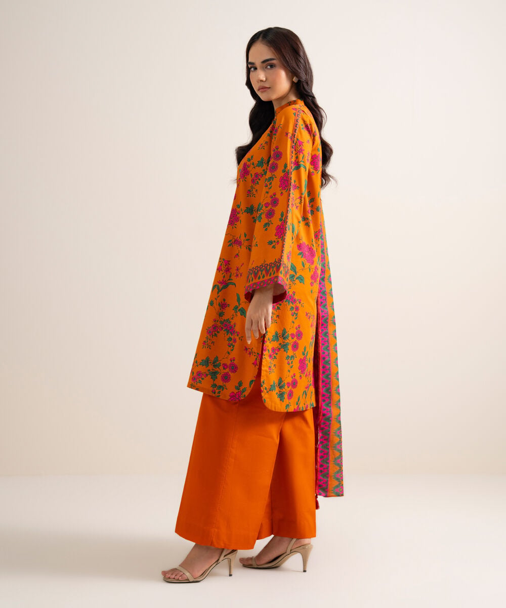 3 Piece - Printed Lawn Suit — Sapphire view 3