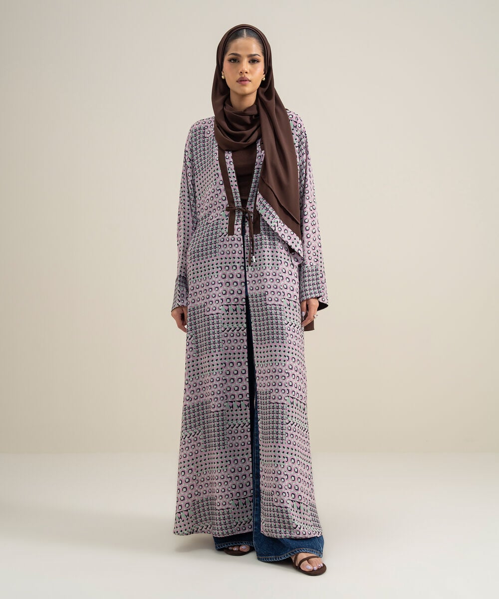 Kimono Abaya Set — Sapphire
