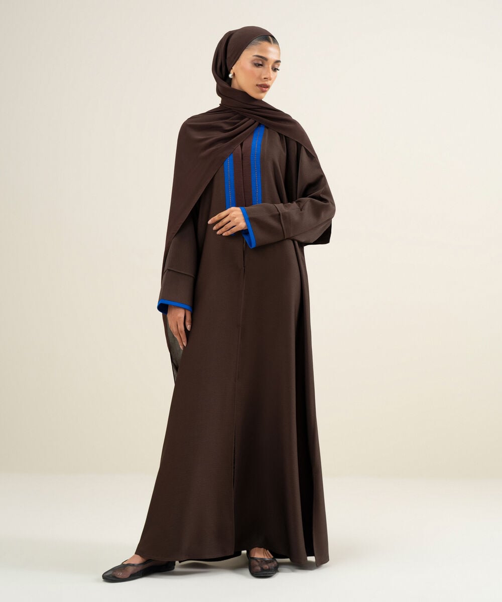 Kimono Abaya Set — Sapphire