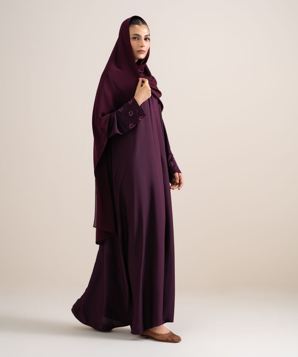 Embellished Abaya Set โ Sapphire view 3