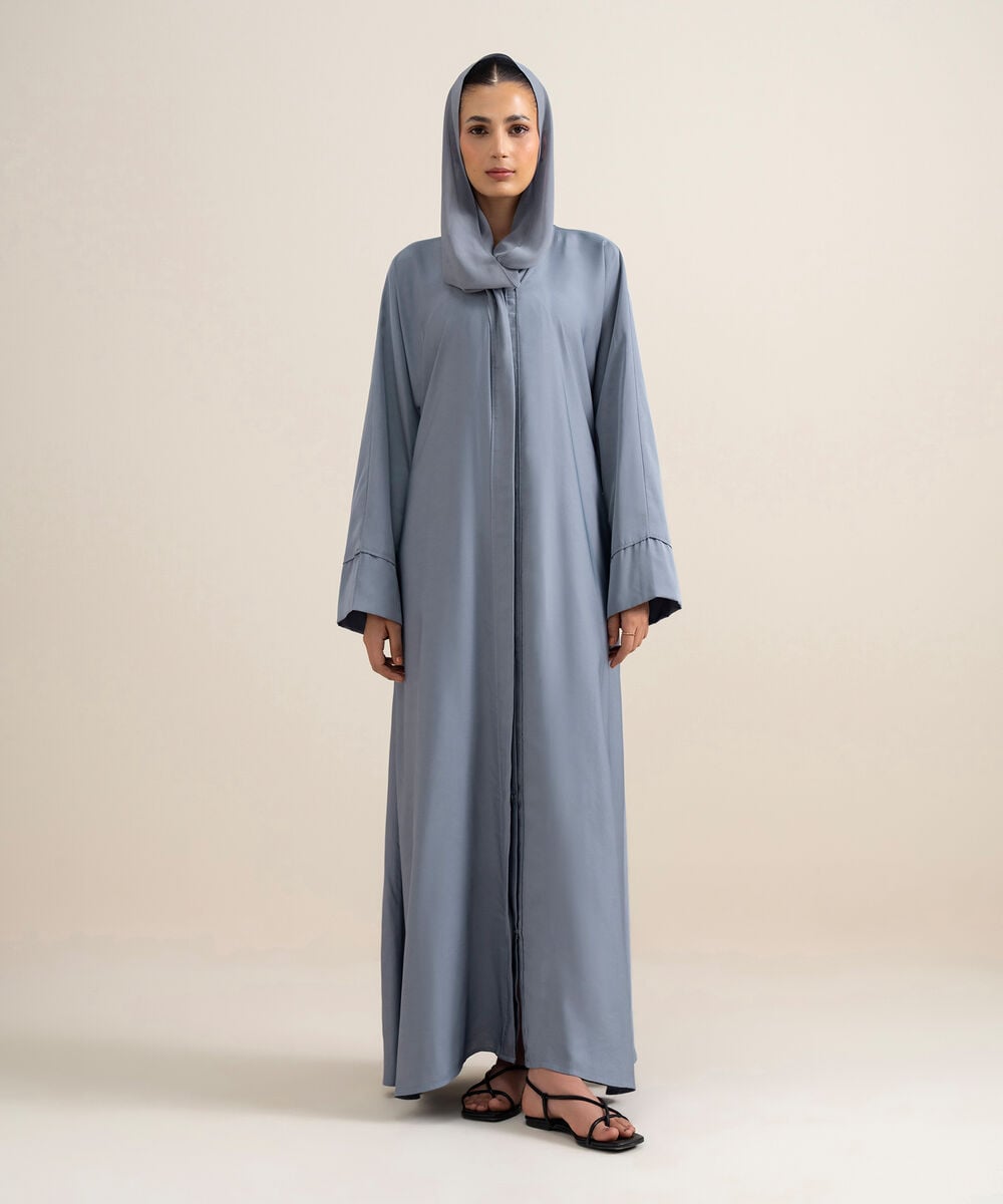 Kimono Abaya Set — Sapphire