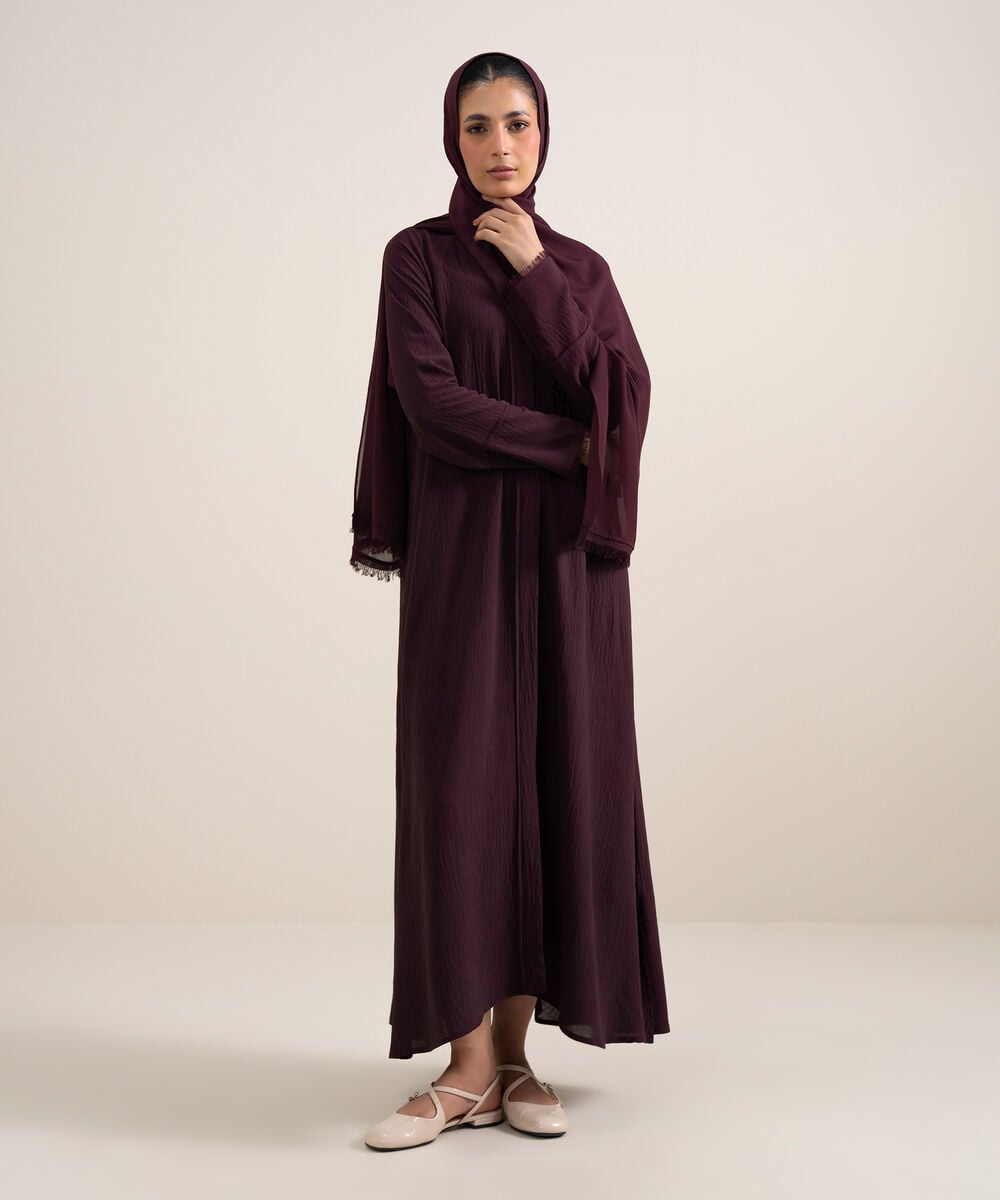 Raglan Abaya Set — Sapphire