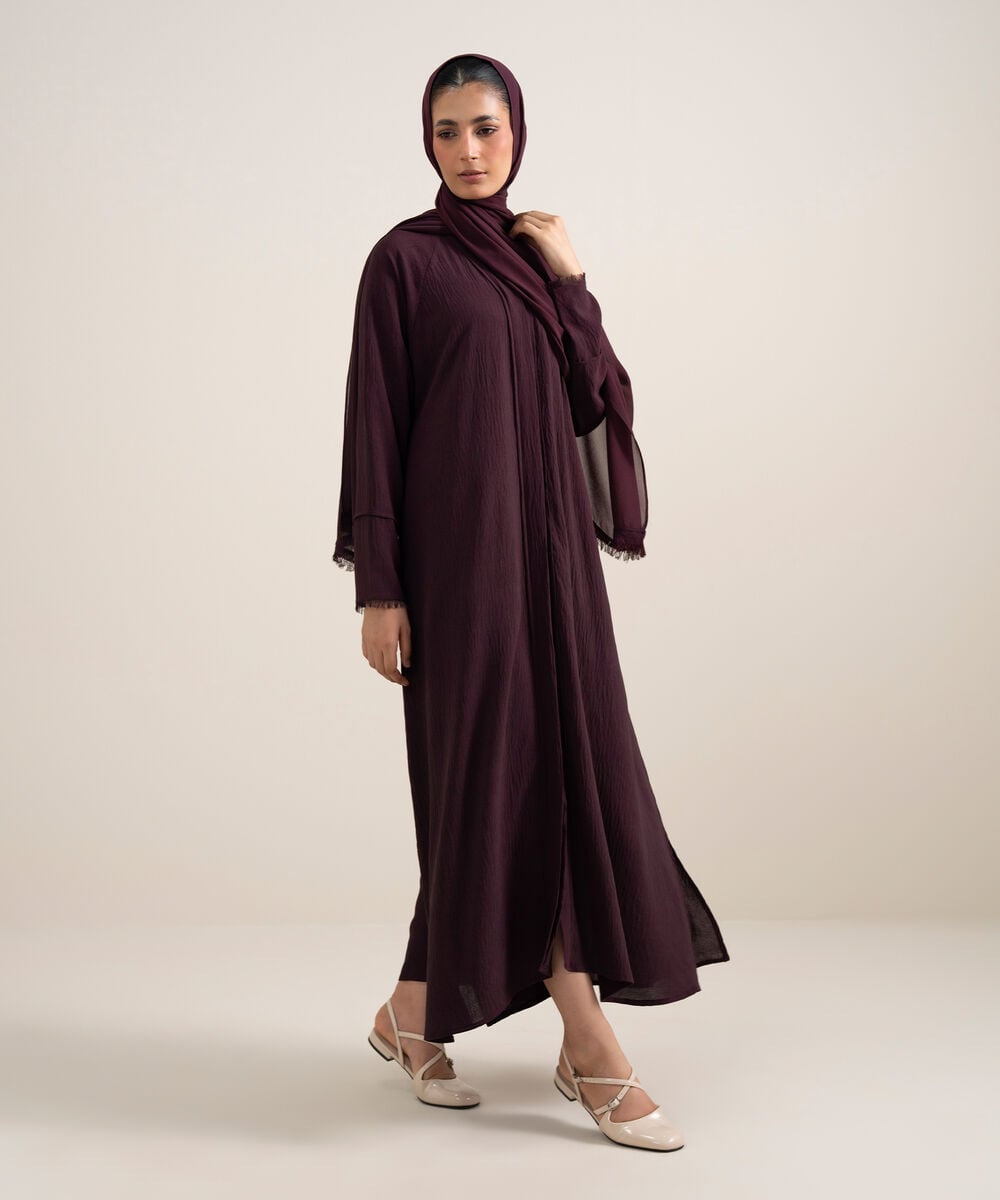 Raglan Abaya Set โ Sapphire view 3