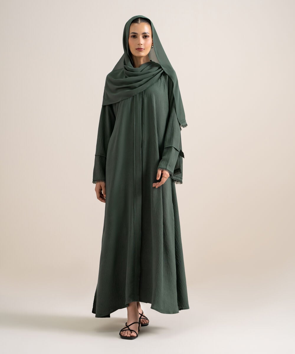 Raglan Abaya Set — Sapphire