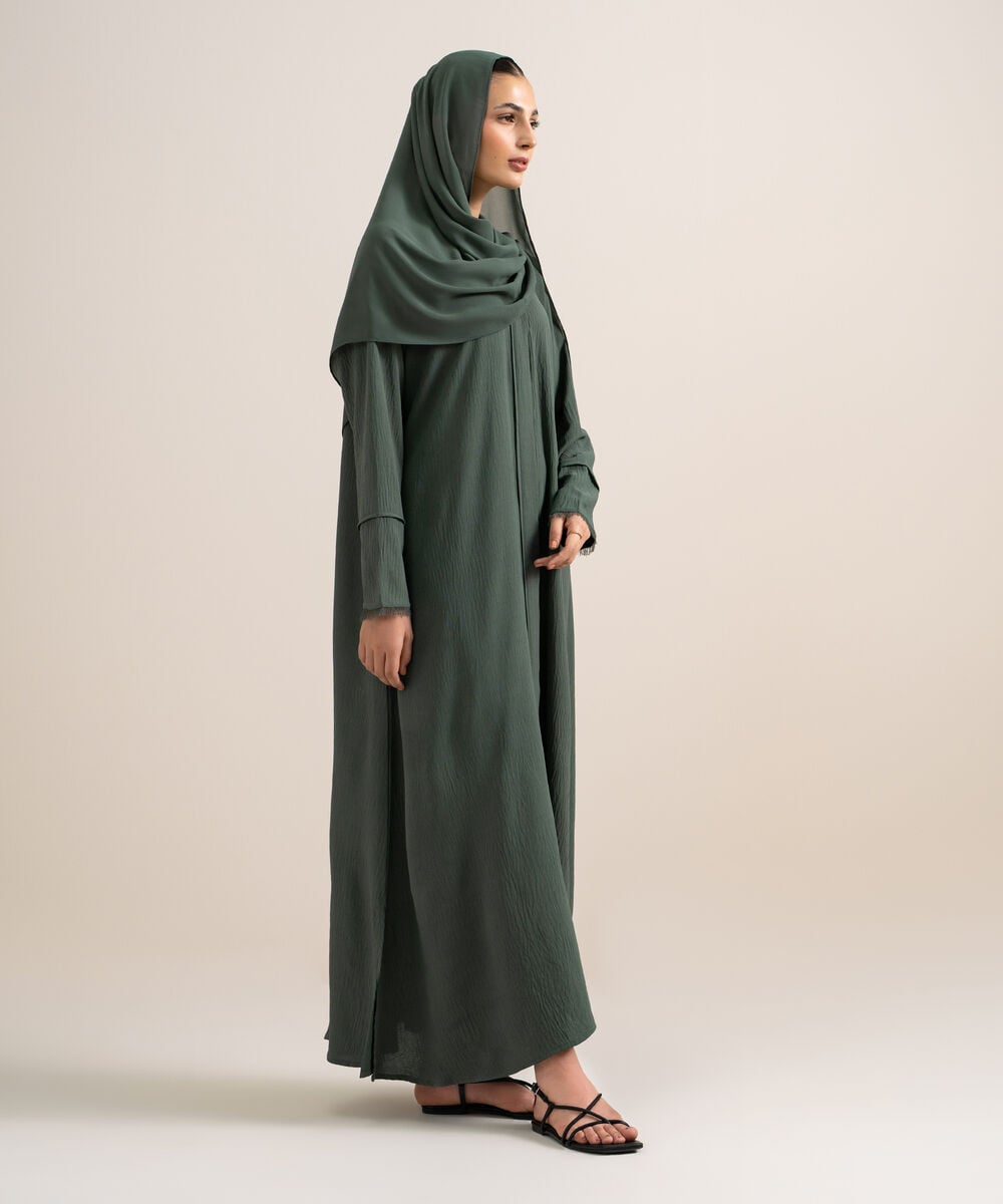 Raglan Abaya Set โ Sapphire view 3