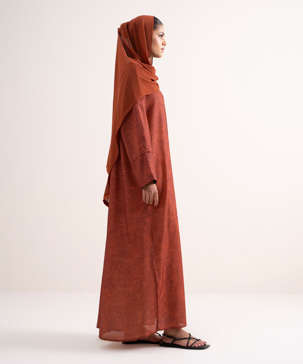 Printed Abaya Set โ Sapphire view 3