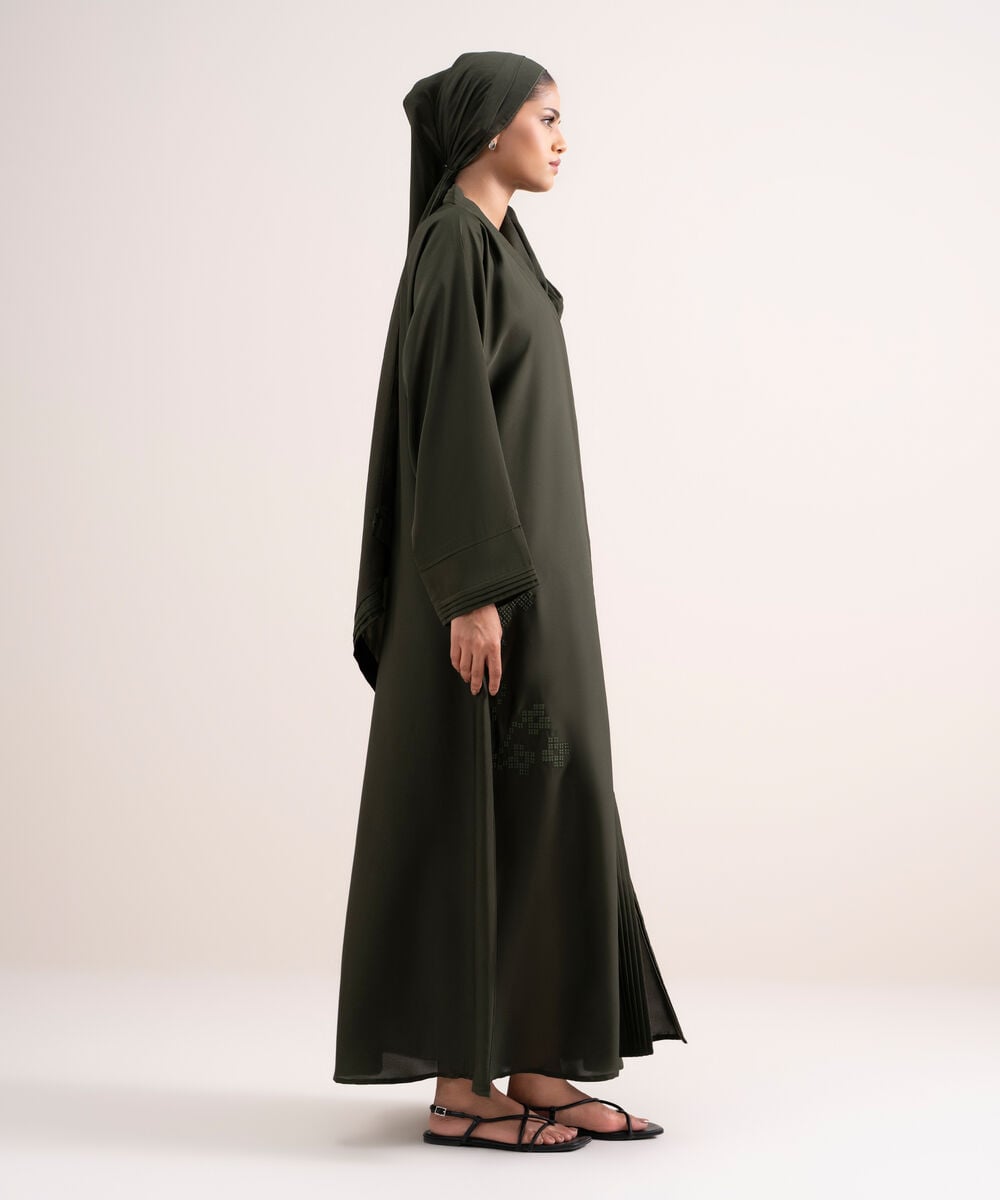 Kimono Abaya Set — Sapphire view 3