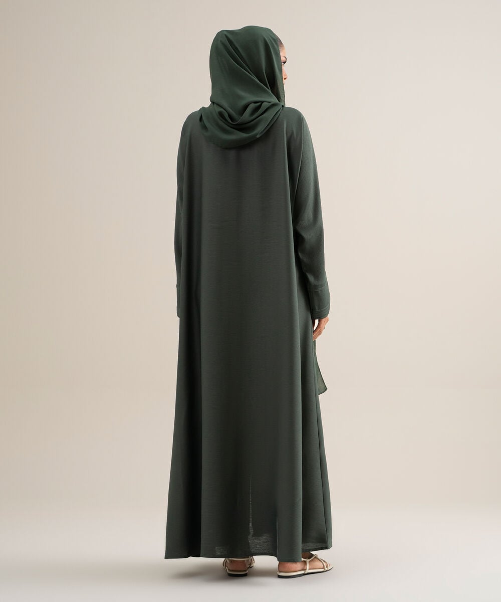 Kimono Abaya Set — Sapphire view 3