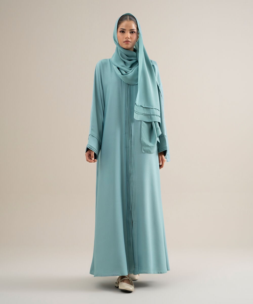 Kimono Abaya Set — Sapphire