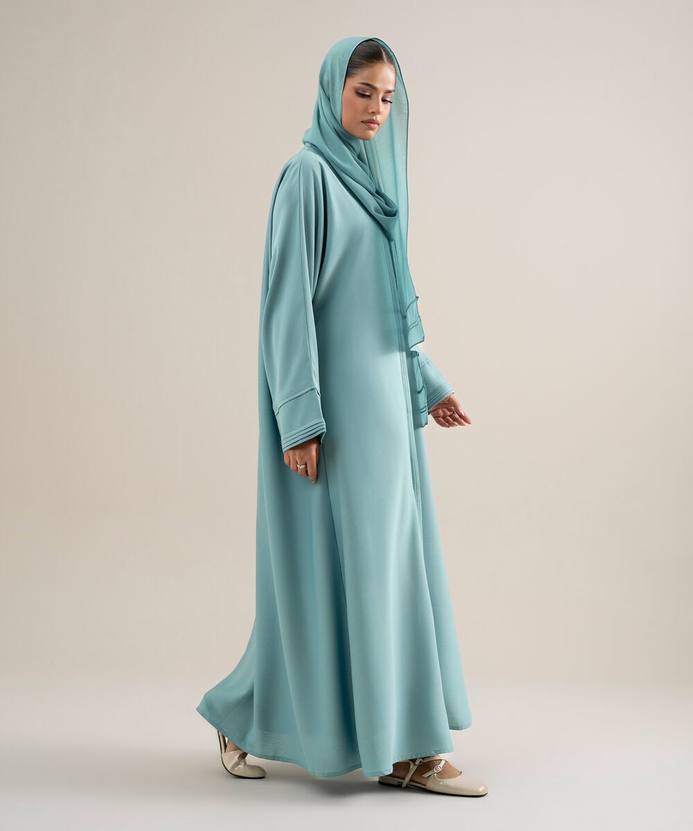 Kimono Abaya Set — Sapphire view 3