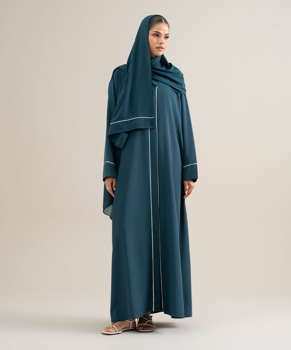 Raglan Abaya Set — Sapphire