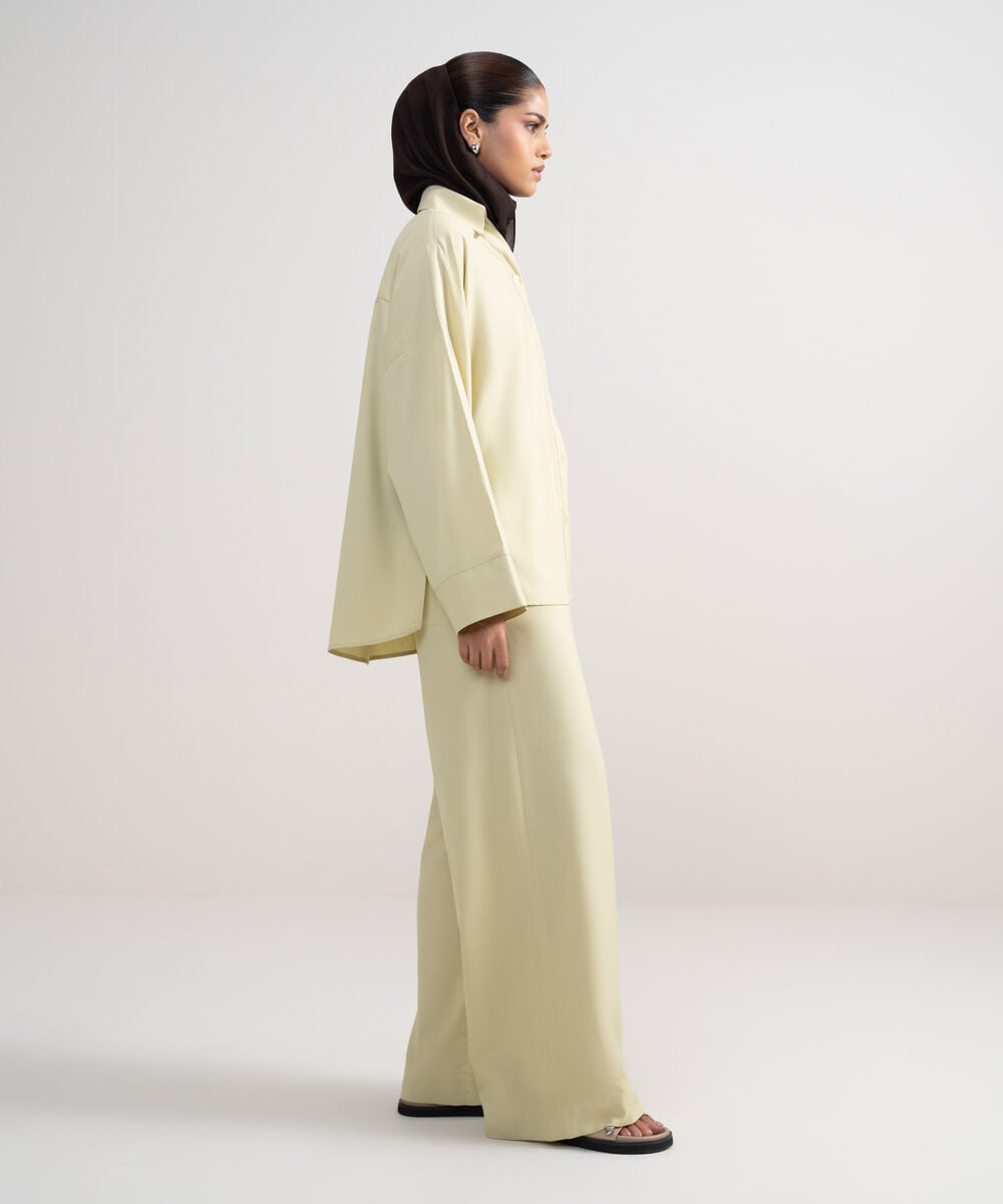 Wide-Leg Pants — Sapphire view 3
