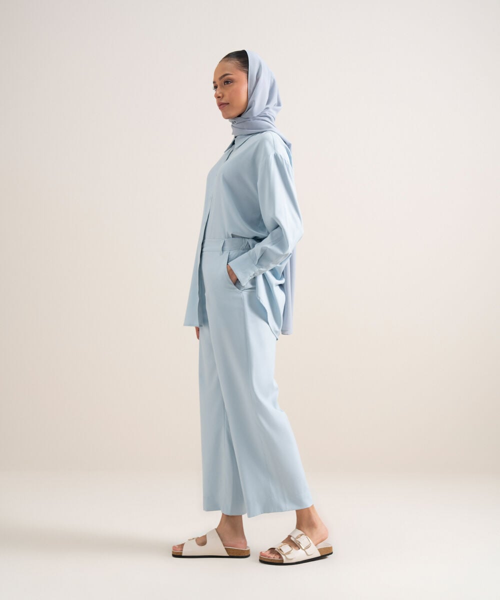 Straight-Leg Pants — Sapphire view 3