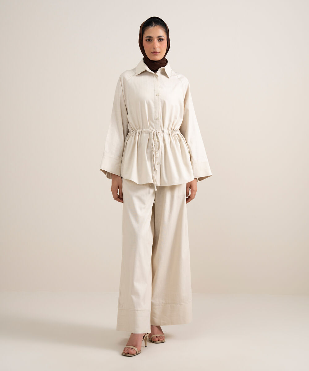 Wide-Leg Culottes โ Sapphire view 3