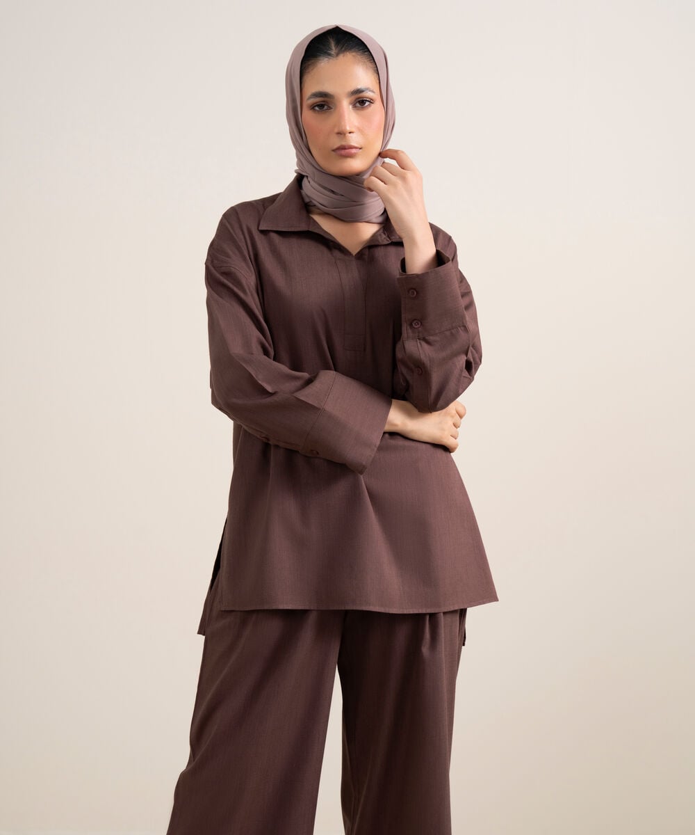 Loose-Fit Top — Sapphire