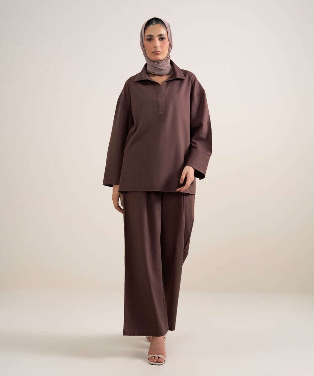 Loose-Fit Top — Sapphire view 3