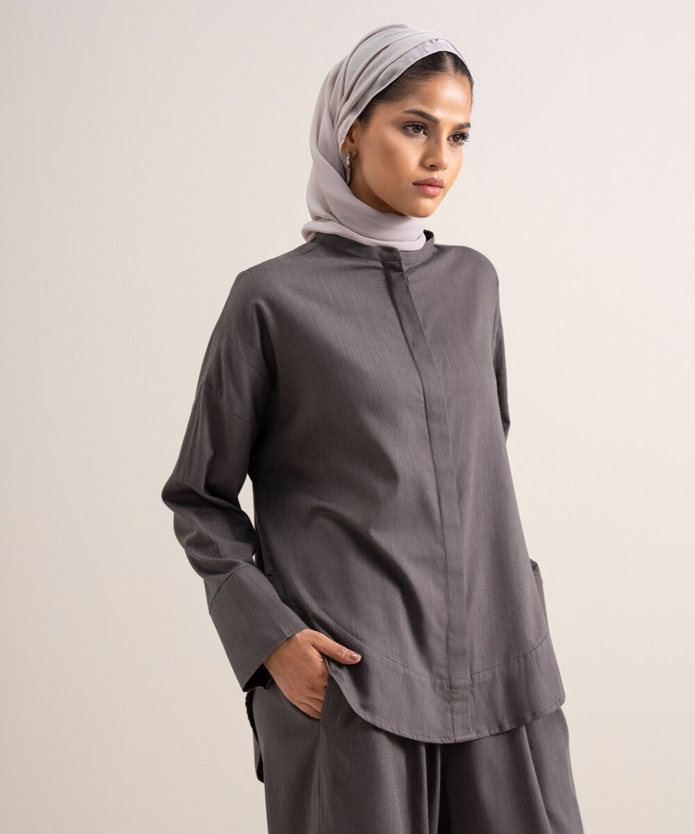 Relaxed Fit Button Down — Sapphire