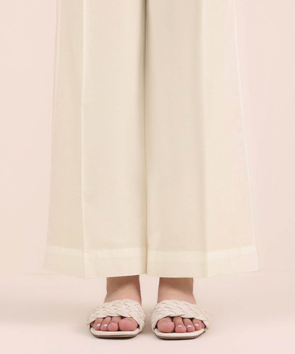 Solid Cambric Culottes — Sapphire