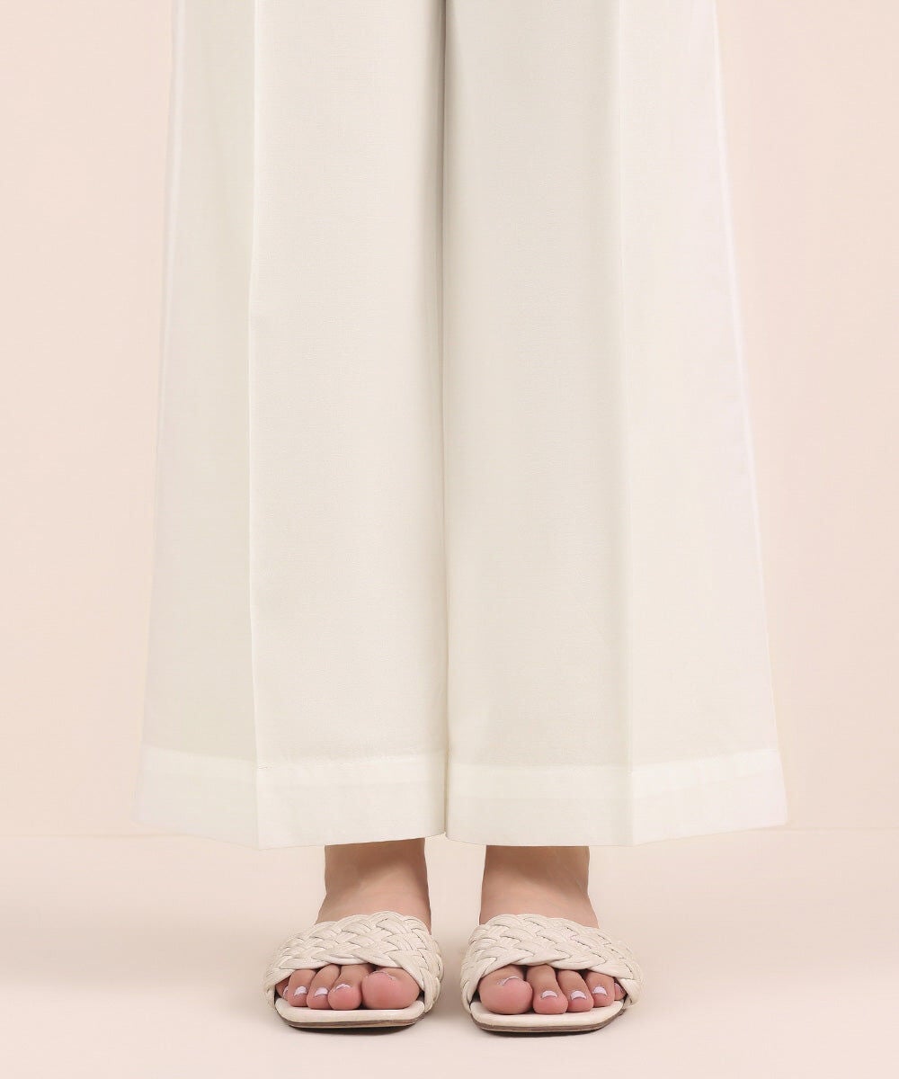 Solid Cambric Culottes — Sapphire