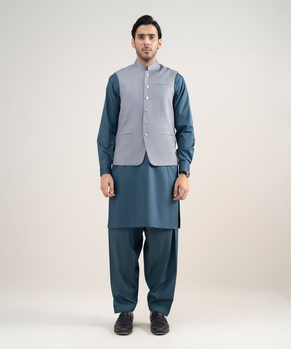Premium Suiting Waistcoat — Sapphire view 3