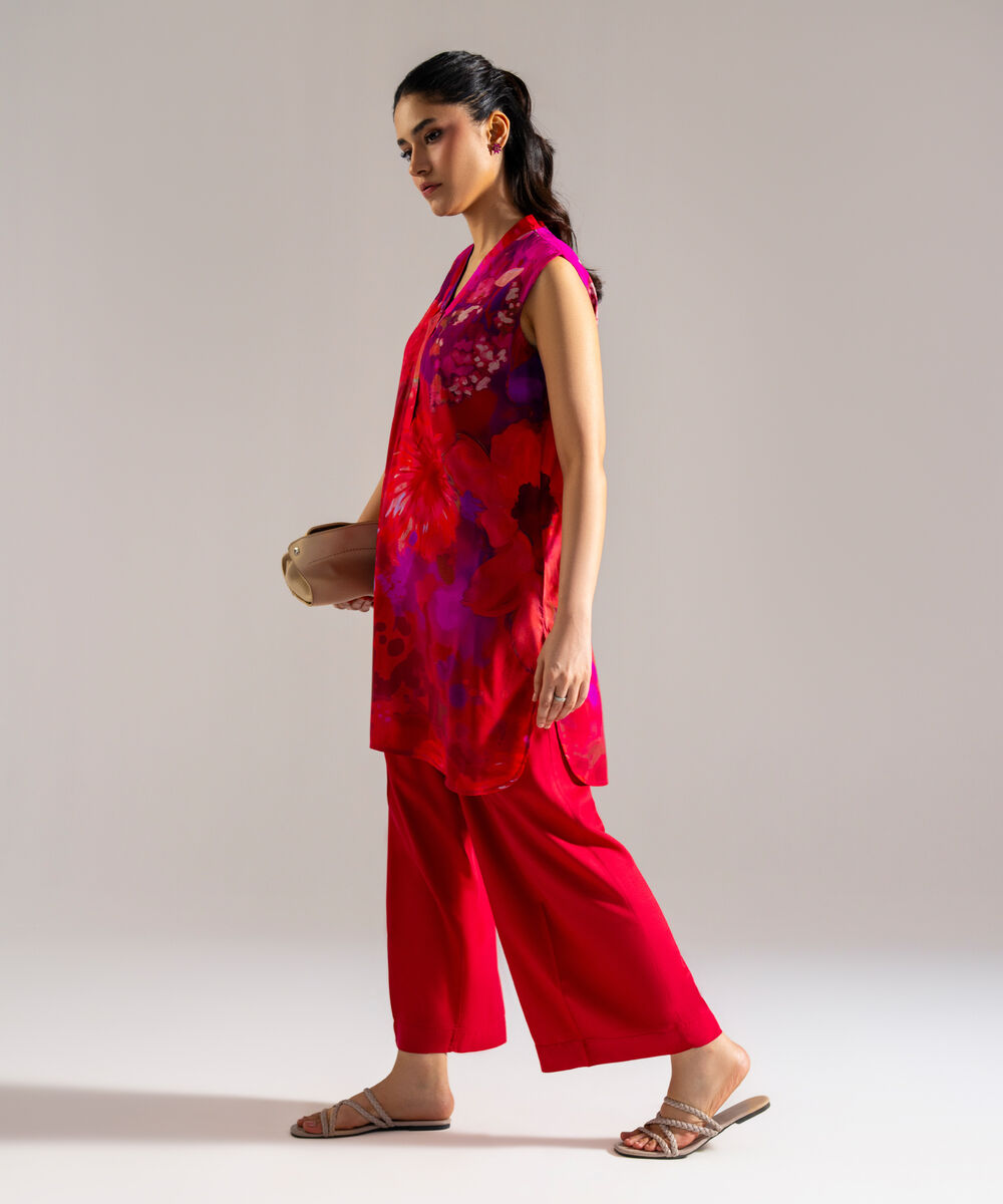 2 Piece - Printed Arabic Lawn Suit โ Sapphire view 3