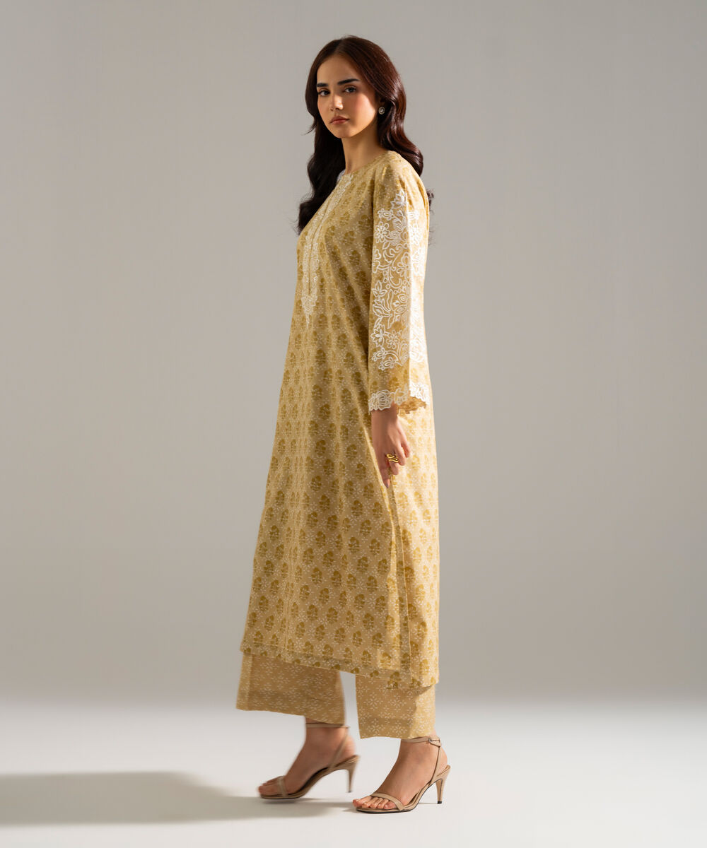 2 Piece - Embroidered Lawn Suit โ Sapphire view 3