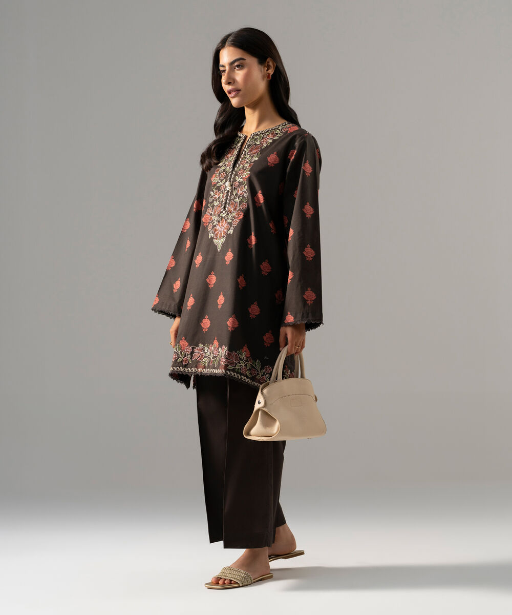 2 Piece - Embroidered Lawn Suit โ Sapphire view 3