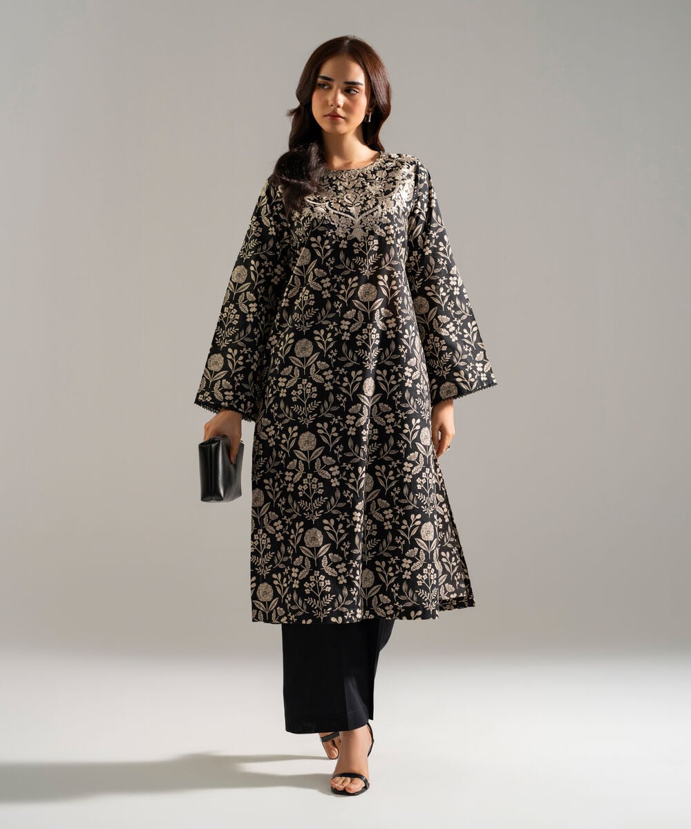 2 Piece - Embroidered Lawn Suit โ Sapphire view 3