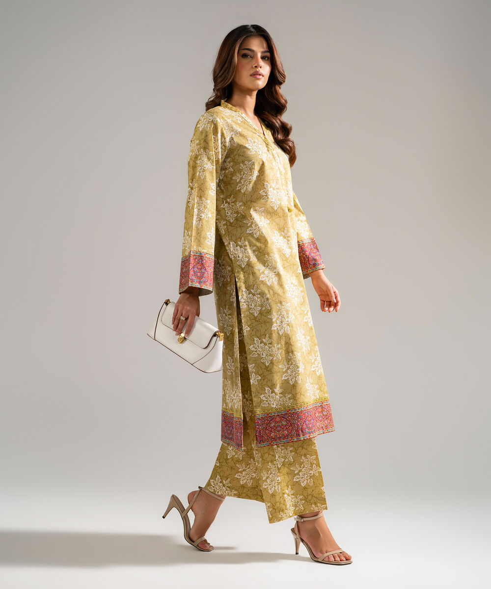 2 Piece - Printed Lawn Suit โ Sapphire view 3