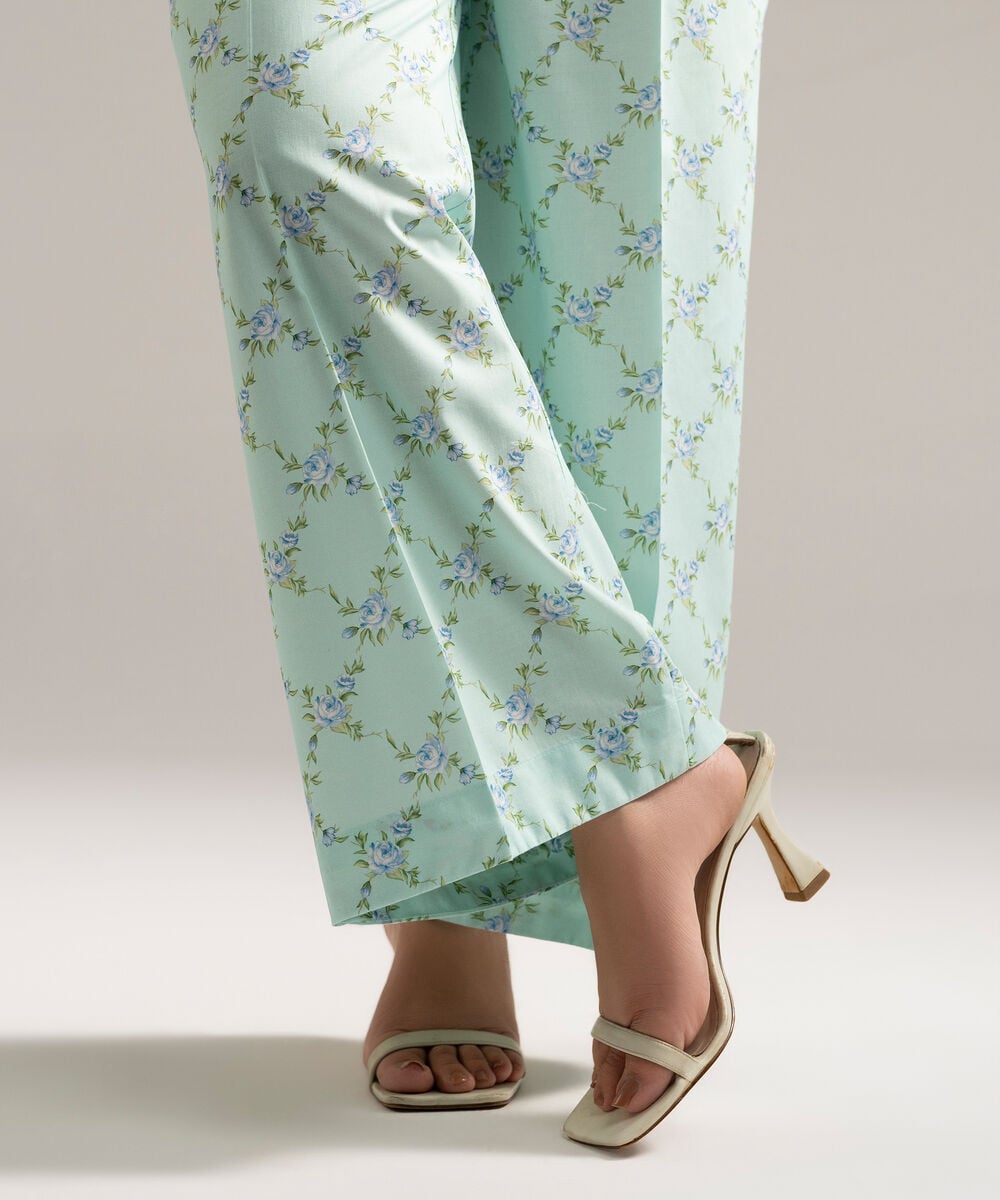 Printed Cambric Culottes — Sapphire