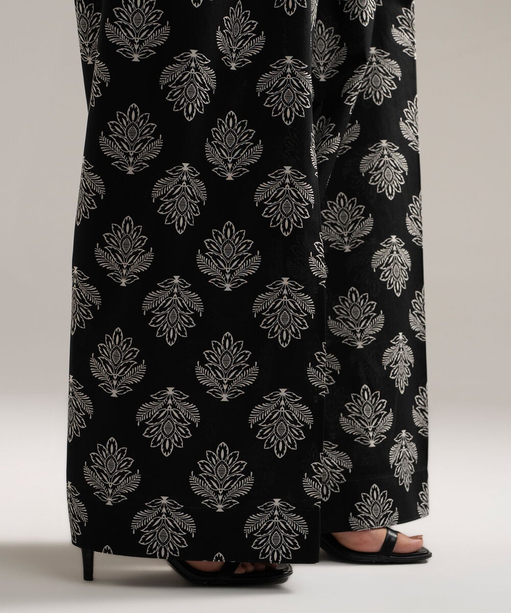 Printed Cambric Shalwar โ Sapphire view 3
