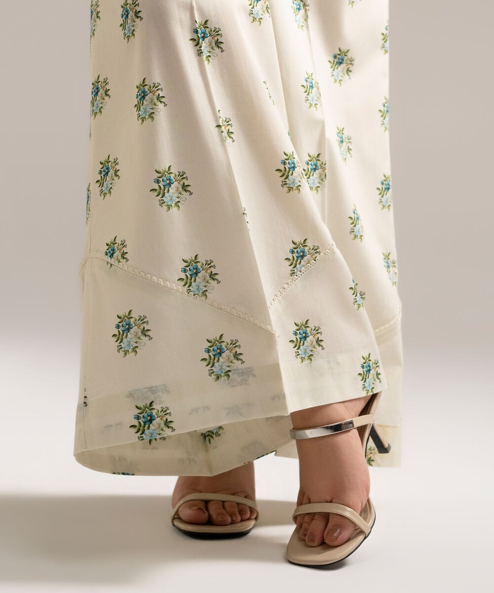 Printed Lawn Shirt โ Sapphire view 3