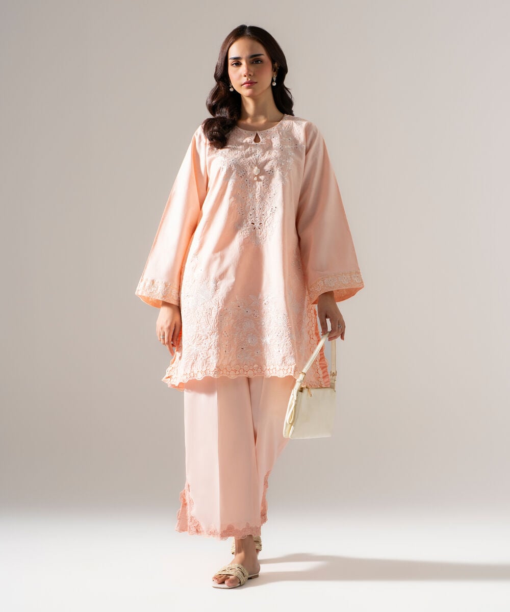 2 Piece - Embroidered Jacquard Suit — Sapphire