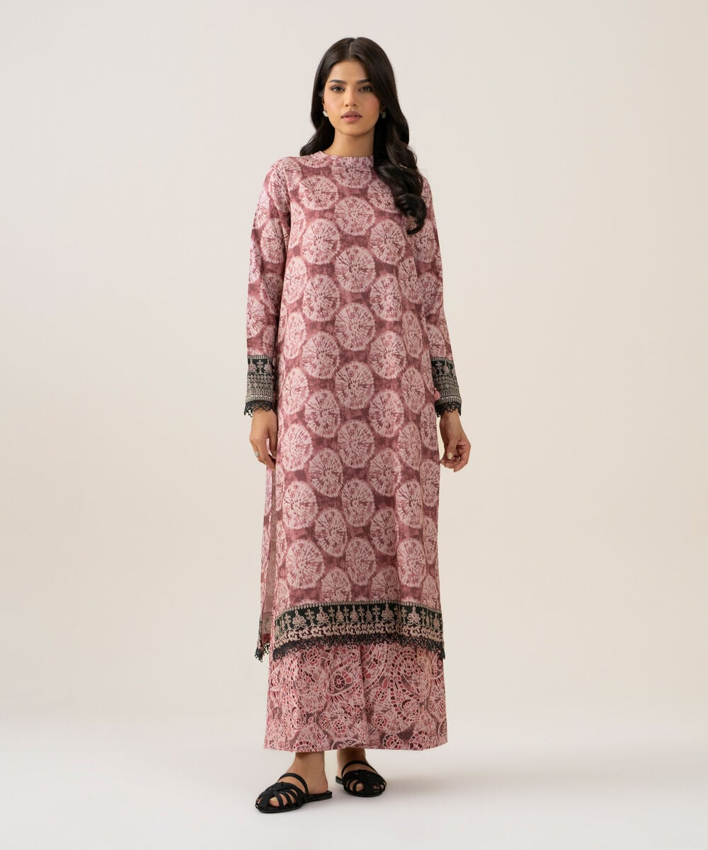 2 Piece - Printed Linen Suit โ Sapphire view 3