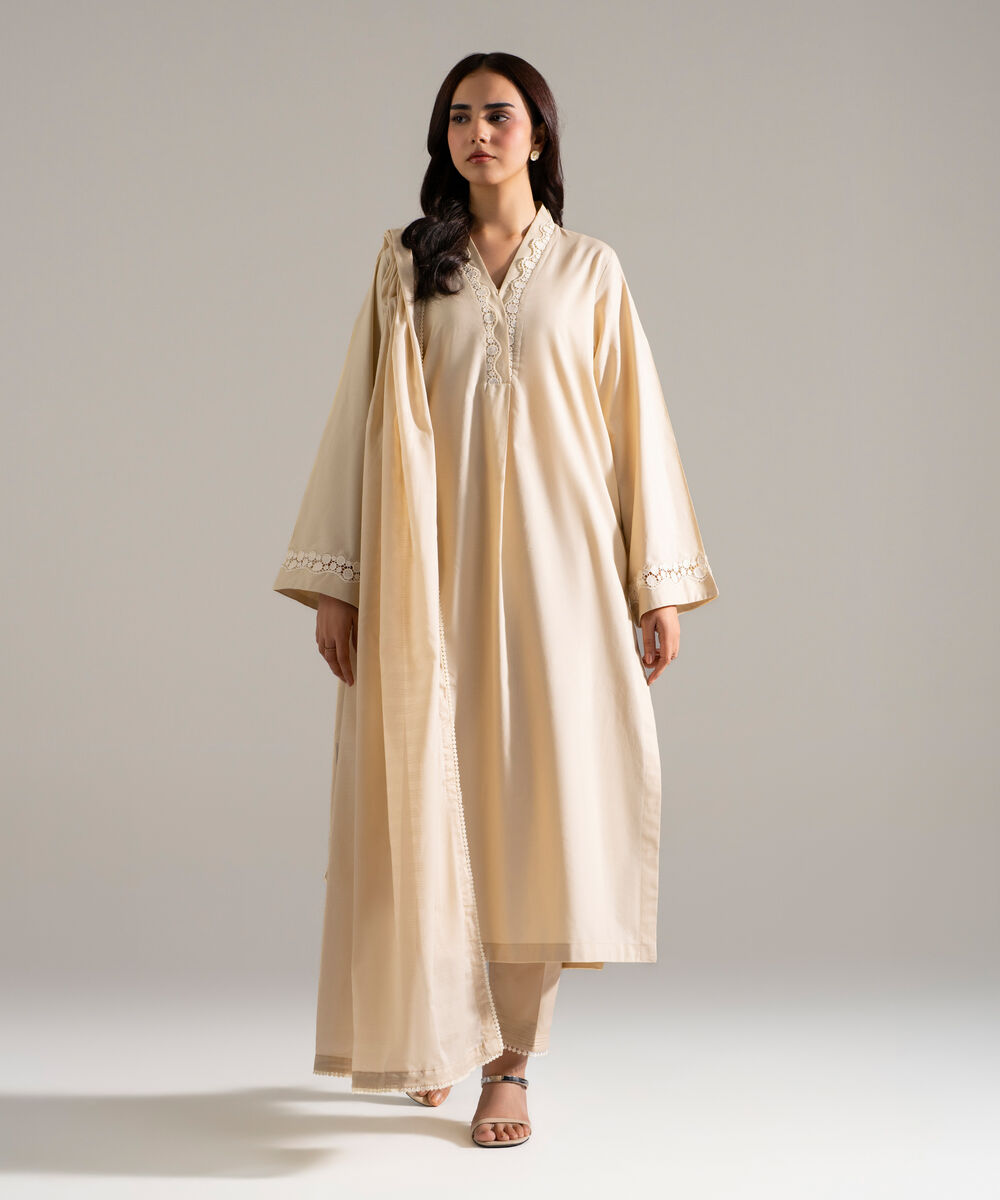 3 Piece - Solid Cambric Suit โ Sapphire view 3